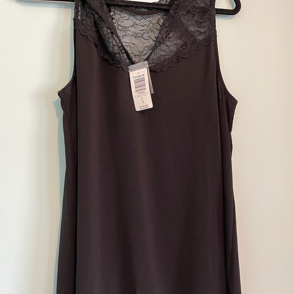 NWT Black and lace Torrid Cami - Picture 2 of 3